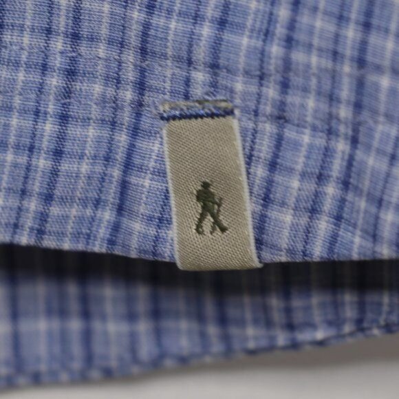 Royal Robbins Men's XL Blue Plaid Long Sleeve Button Up Fishing Shirt - Picture 6 of 9